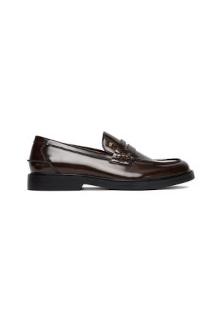 Gino Rossi Pantofi slip-on din piele naturala - Maro