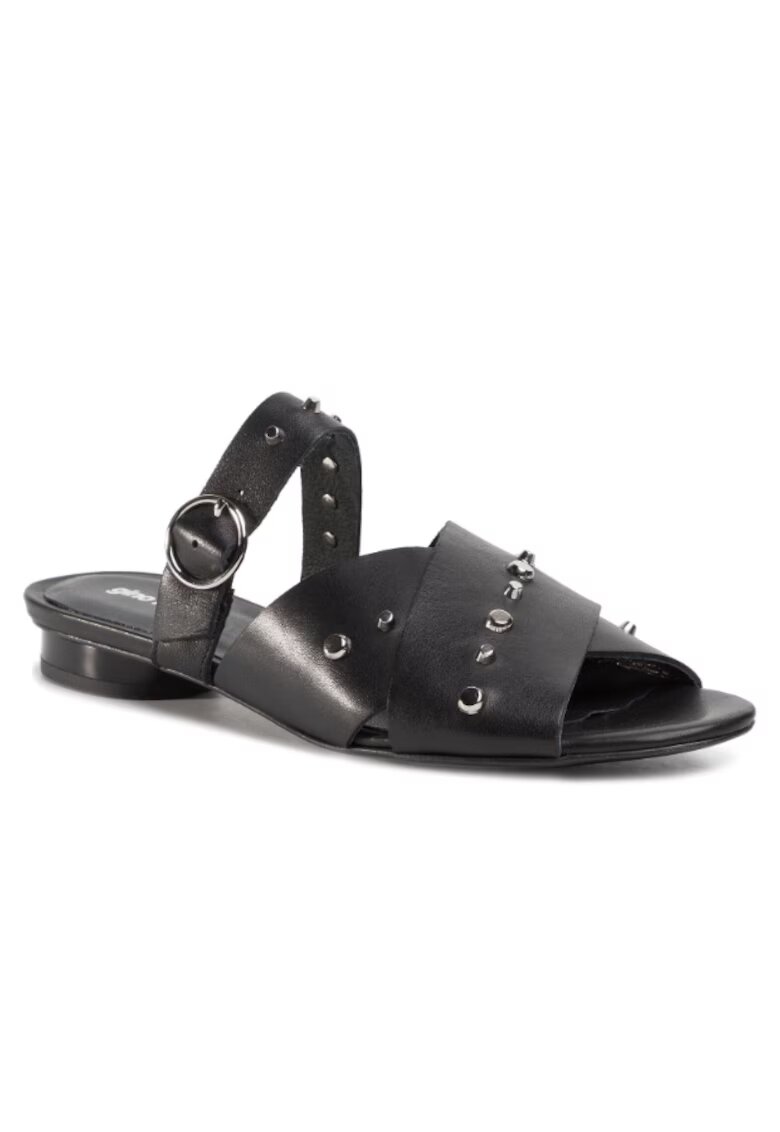 Gino Rossi Papuci flip-flop dama - Piele naturala - Negru - Negru