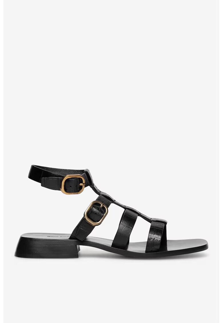 Gino Rossi Sandale dama 5905588343783 - Piele naturala - Negru - Negru