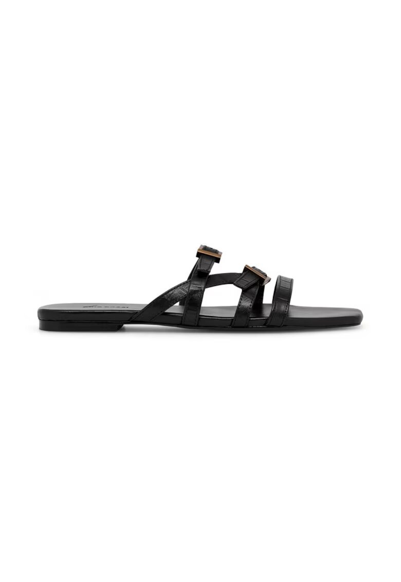 Gino Rossi Slapi dama - 590559 - Piele naturala - Negru - Negru