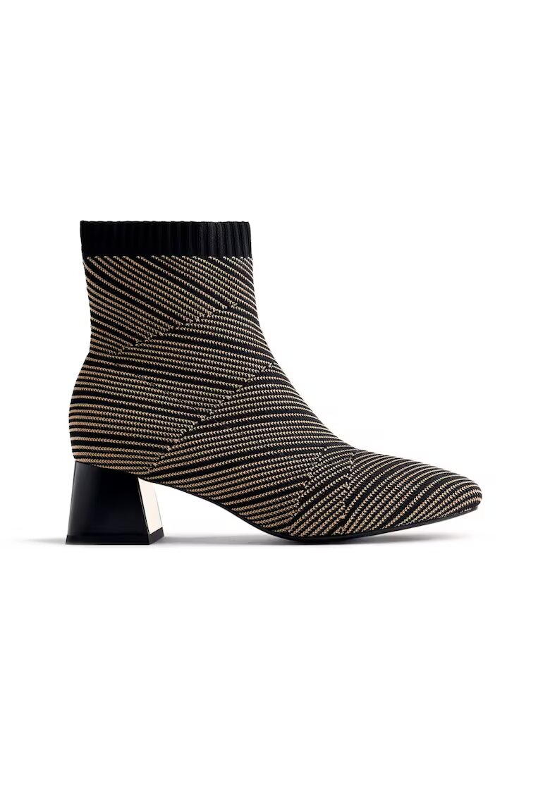 Gioseppo Cizme cu varf patrat Elastic - Negru