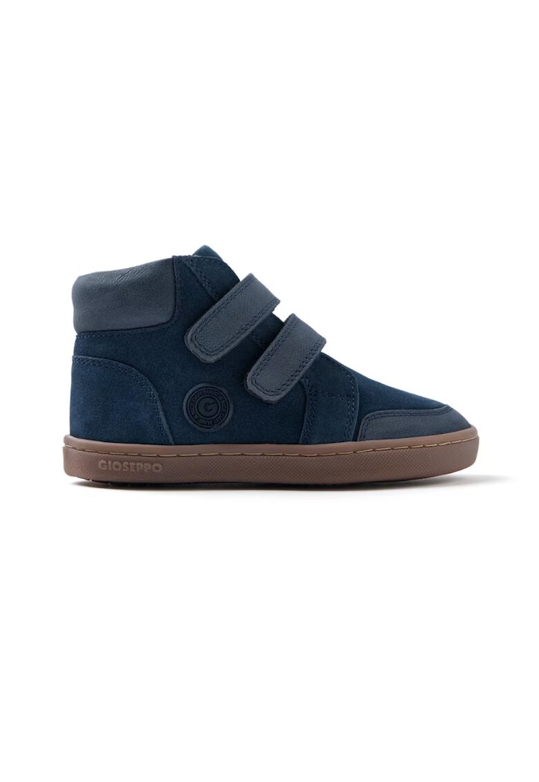 Gioseppo Ghete de piele intoarsa cu velcro - Bleumarin