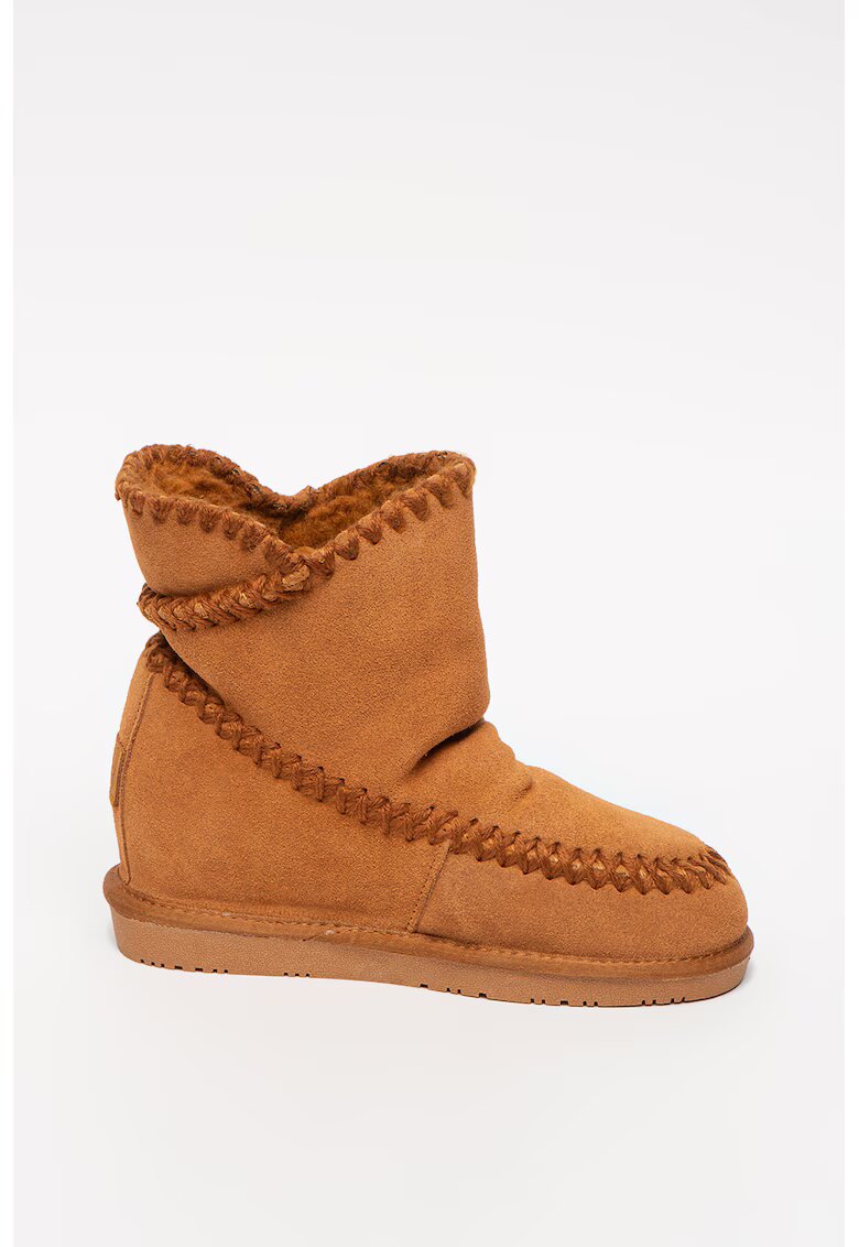 Gioseppo Ghete fara inchidere cu talpa wedge ascunsa Suede