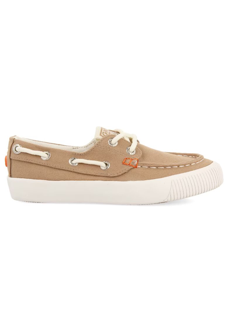 Gioseppo Pantofi boat din material textil - Bej