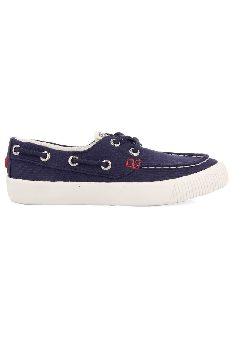 Gioseppo Pantofi boat din material textil - Bleumarin