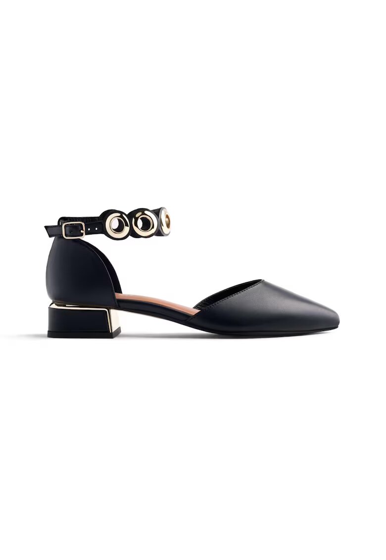 Gioseppo Pantofi de piele cu varf ascutit - Negru