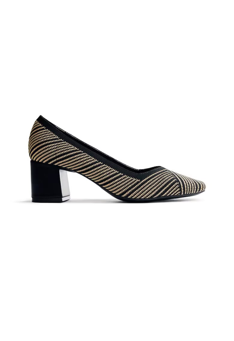 Gioseppo Pantofi din material textil cu varf patrat - Negru