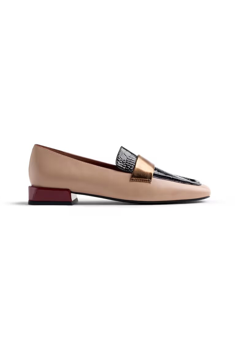 Gioseppo Pantofi loafer de piele ecologica - Bej