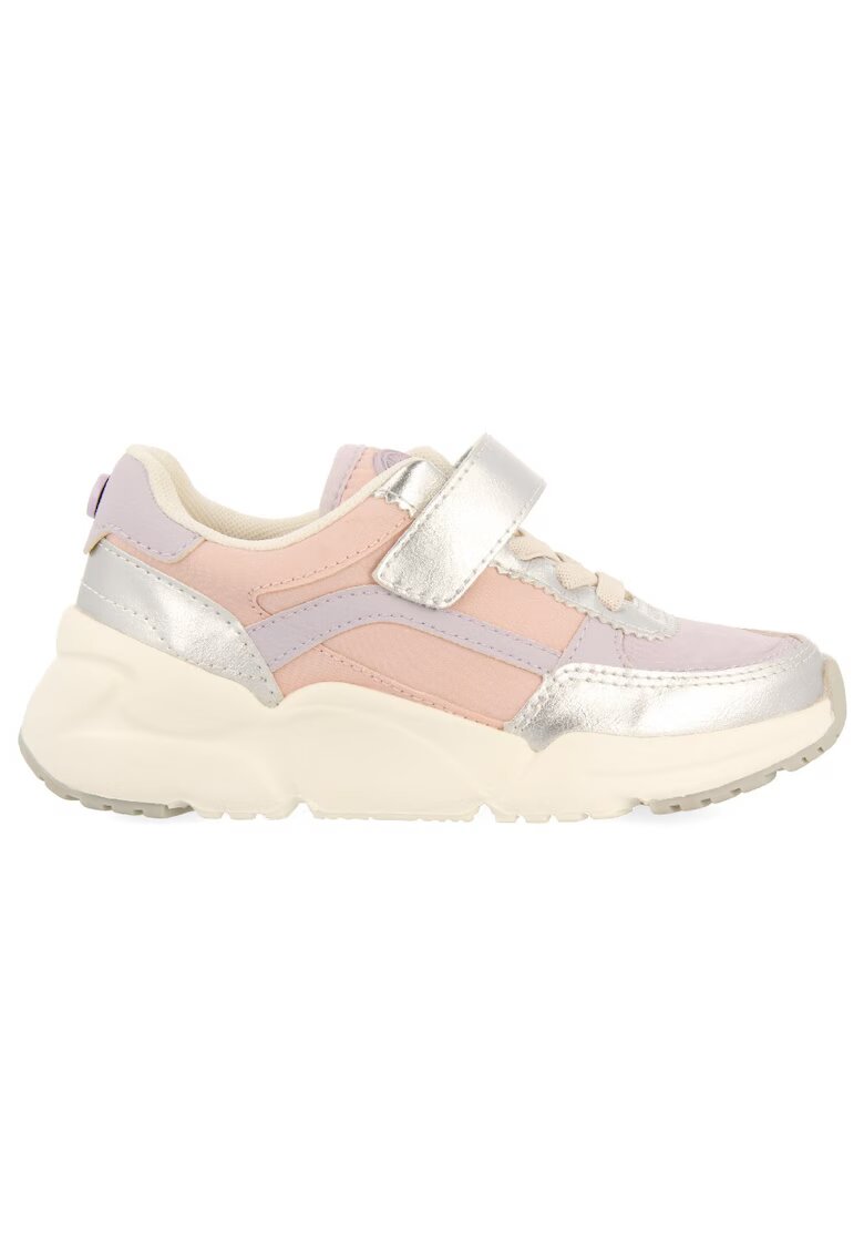 Gioseppo Pantofi sport colorblock cu velcro Nasice - Roz pal