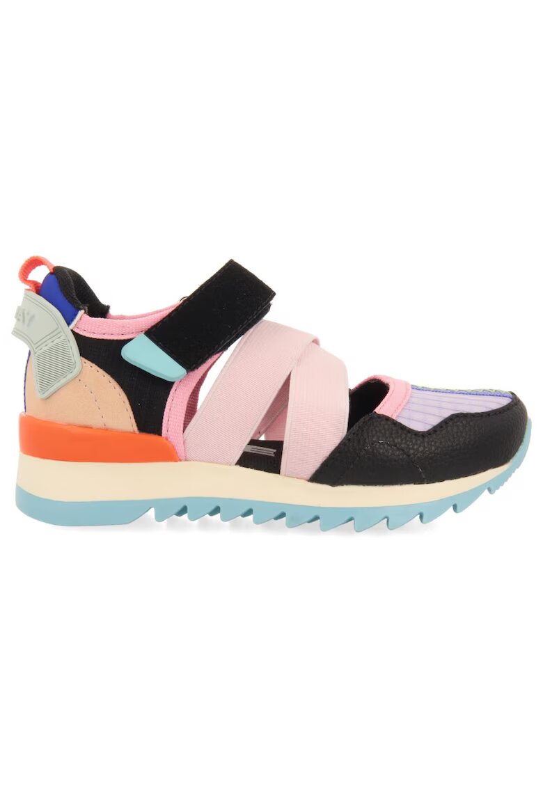 Gioseppo Pantofi sport cu velcro si decupaje CIDRA 27705 - Negru