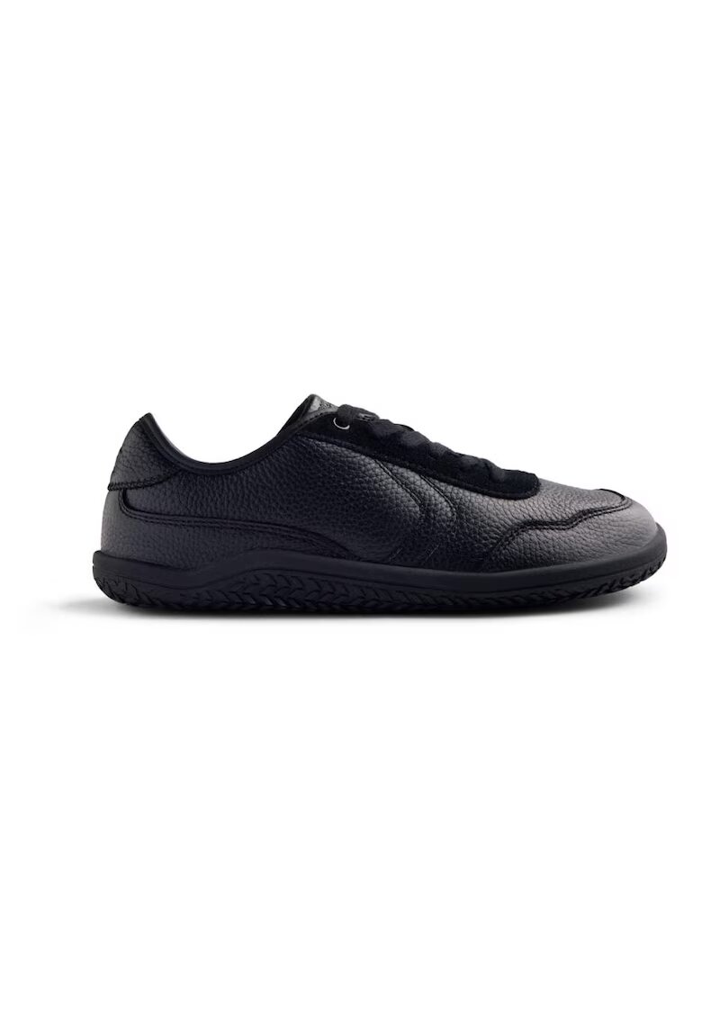 Gioseppo Pantofi sport de piele cu aspect texturat - Negru