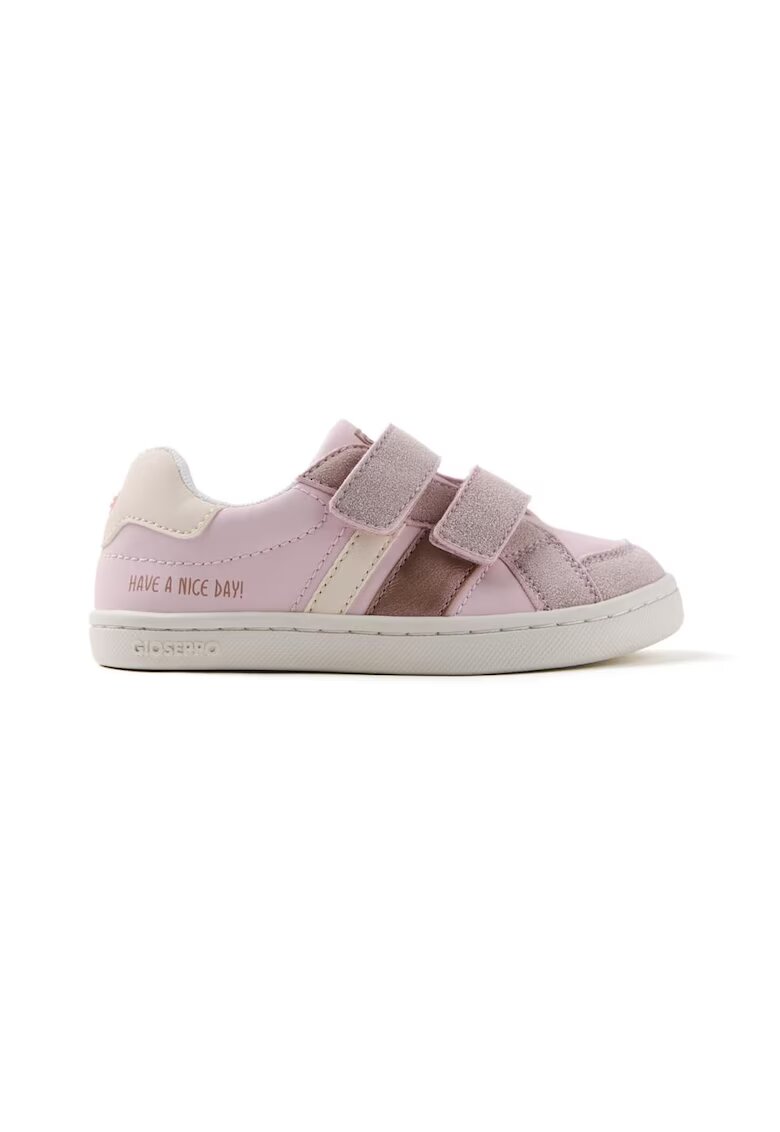 Gioseppo Pantofi sport de piele ecologica cu velcro Encorse8 - Roz
