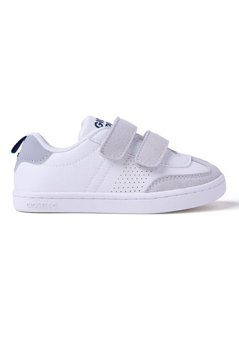 Gioseppo Pantofi sport de piele ecologica cu velcro - Gri