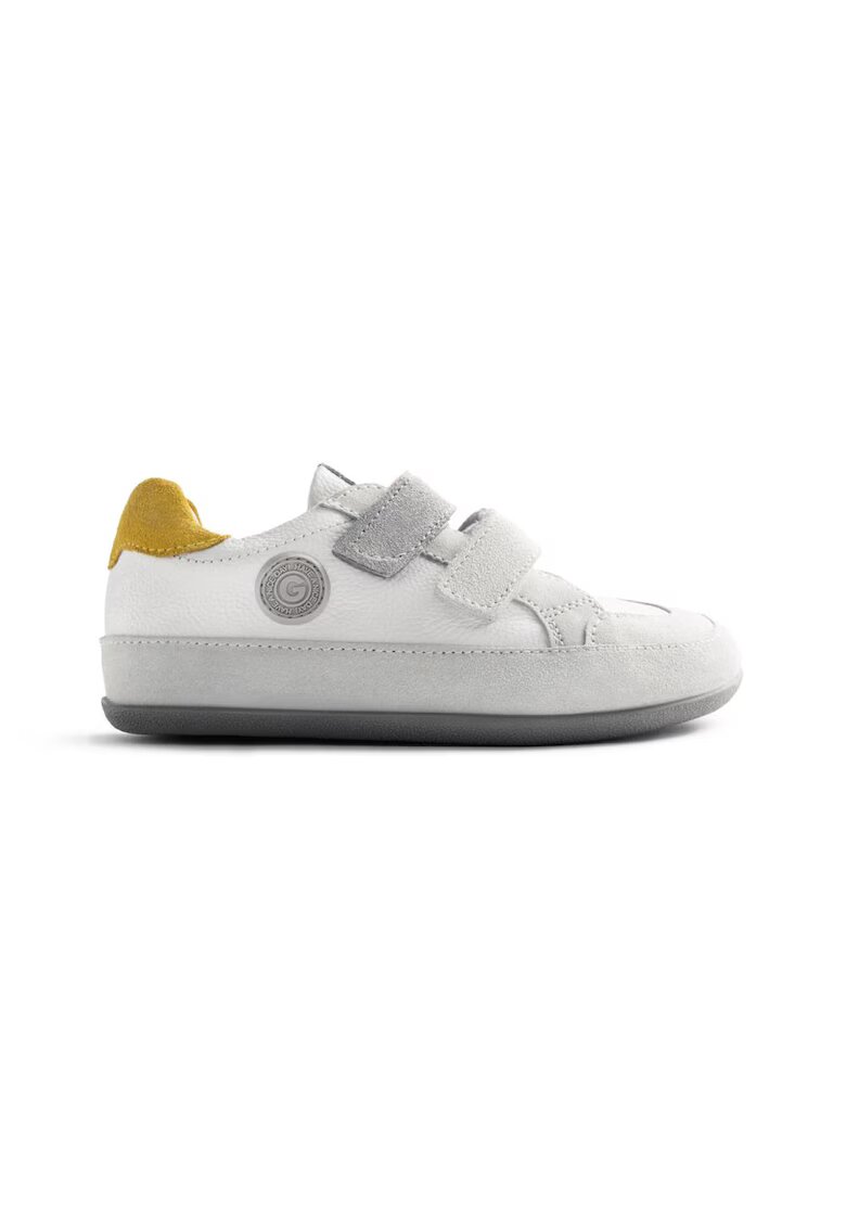 Gioseppo Pantofi sport de piele si piele intoarsa cu talpa flexibila Onekama - Alb - Alb