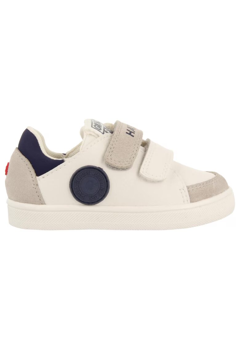 Gioseppo Pantofi sport din piele ecologica cu inchidere velcro Hanson - Alb