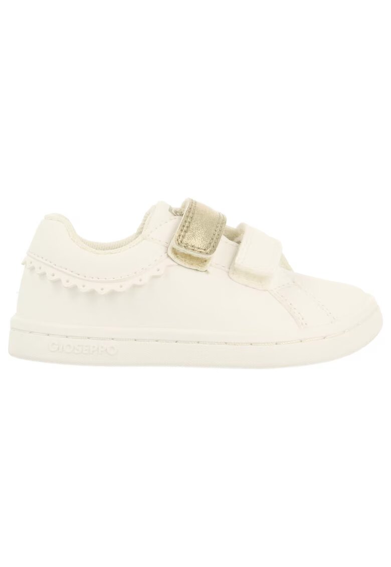 Gioseppo Pantofi sport din piele ecologica cu velcro - Alb
