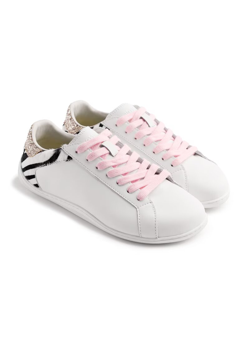 Gioseppo Pantofi sport low-cut din piele - Negru/Alb optic