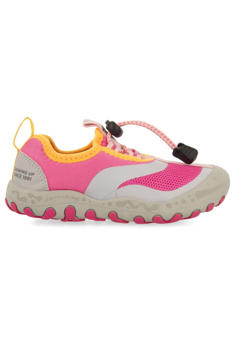 Gioseppo Pantofi sport slip-on cu insertii de plasa - Fucsia/Bej