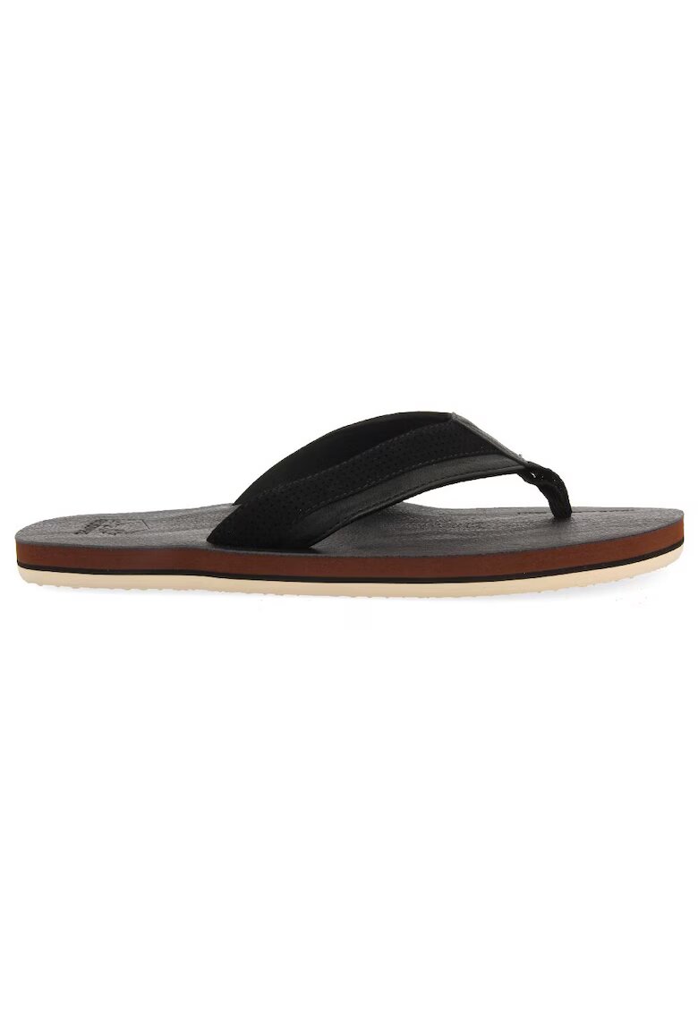 Gioseppo Papuci flip-flop de piele ecologica - Negru