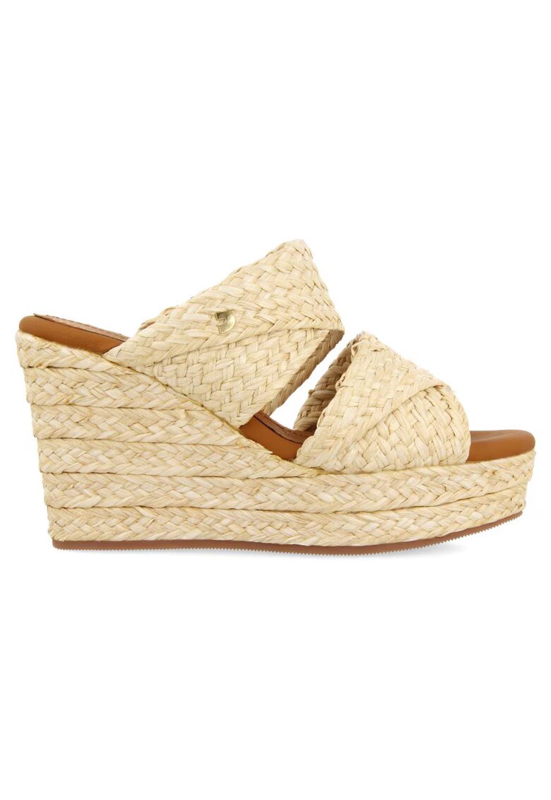 Gioseppo Papuci wedge cu toc Frazzano 28405 - Caramel