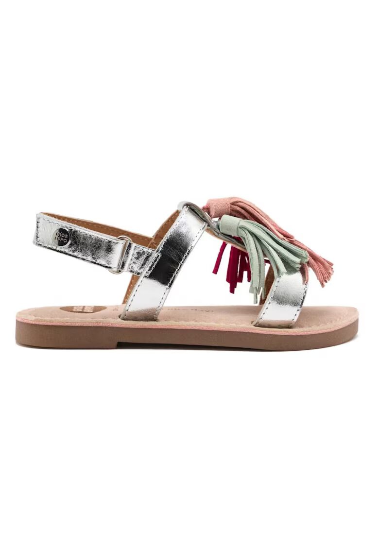 Gioseppo Sandale cu aspect metalizat si canafi - Multicolor