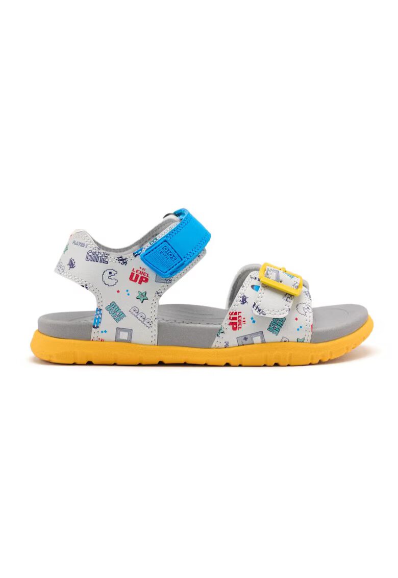 Gioseppo Sandale cu inchidere velcro si model grafic Bremen - Multicolor
