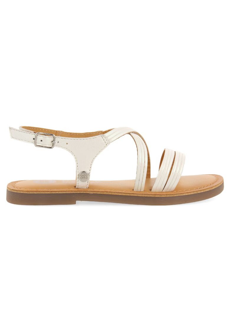 Gioseppo Sandale de piele cu aspect metalizat ANNEX 28311 - Alb