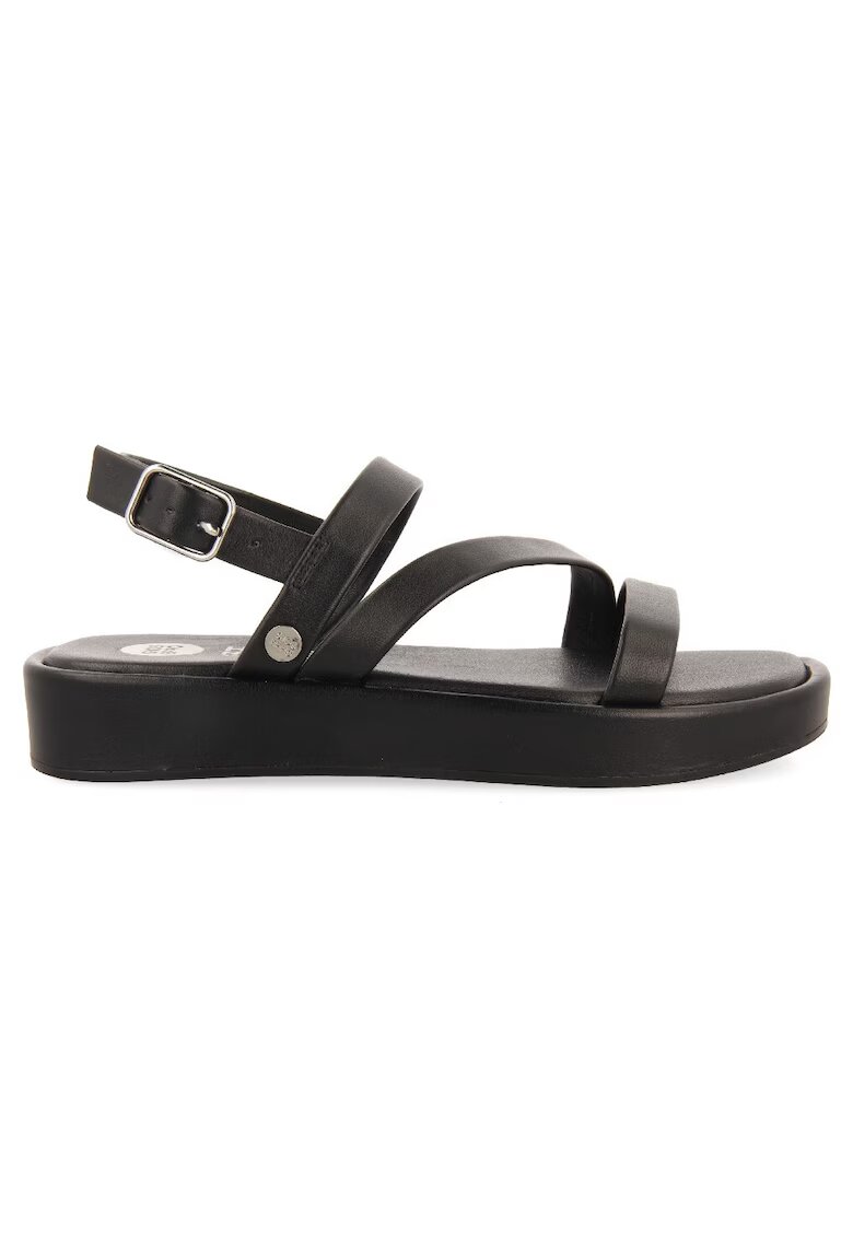 Gioseppo Sandale de piele cu catarama - Negru