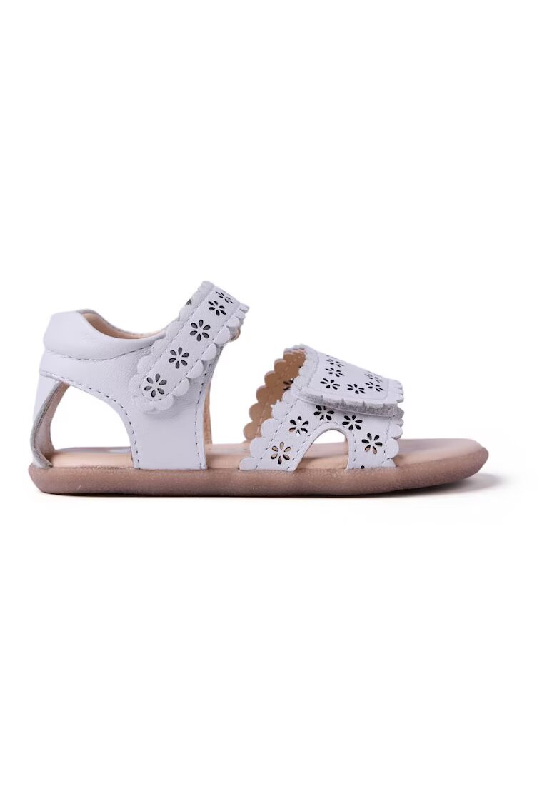 Gioseppo Sandale de piele cu velcro Kabati - Alb
