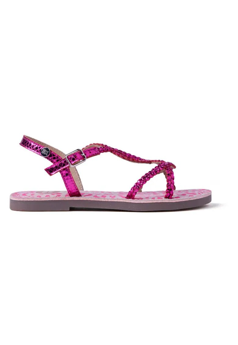 Gioseppo Sandale din piele cu barete multiple Boden - Fucsia