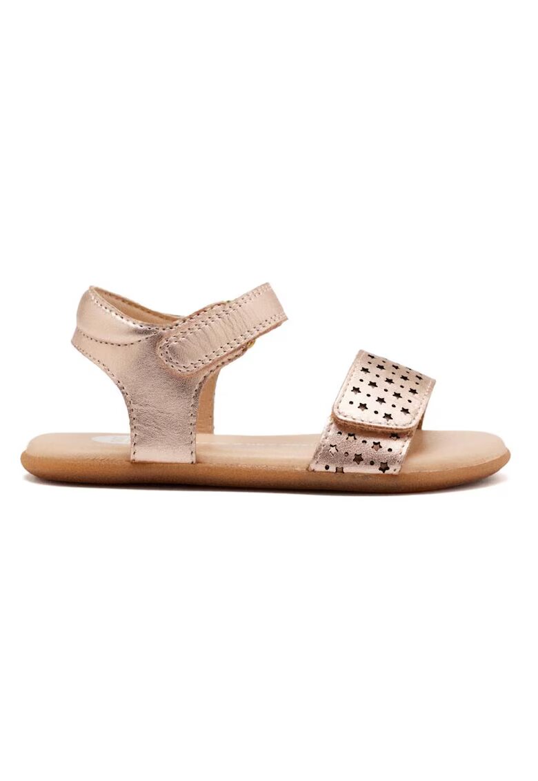 Gioseppo Sandale din piele cu perforatii - Auriu rose