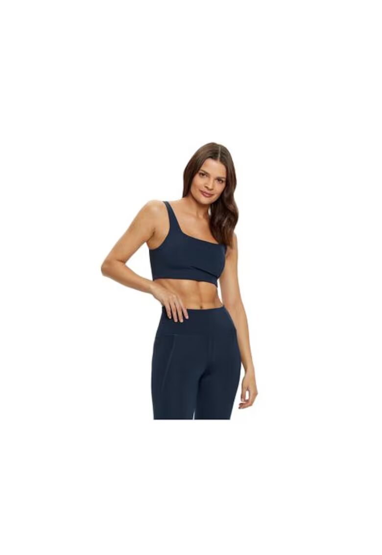 Girlfriend Collective Bustiera sport poliester/elastan - bleumarin