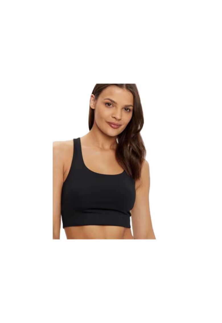 Girlfriend Collective Bustiera sport poliester/elastan - negru