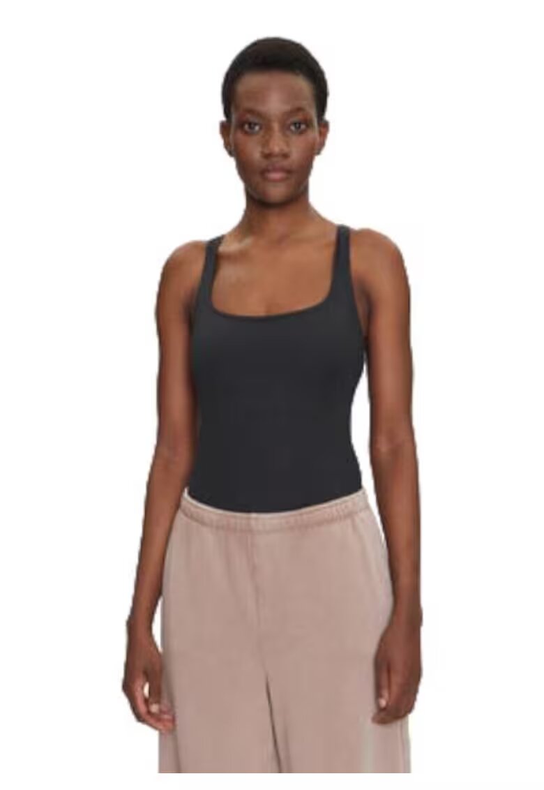 Girlfriend Collective Maiou dama poliester reciclat/elastan - negru