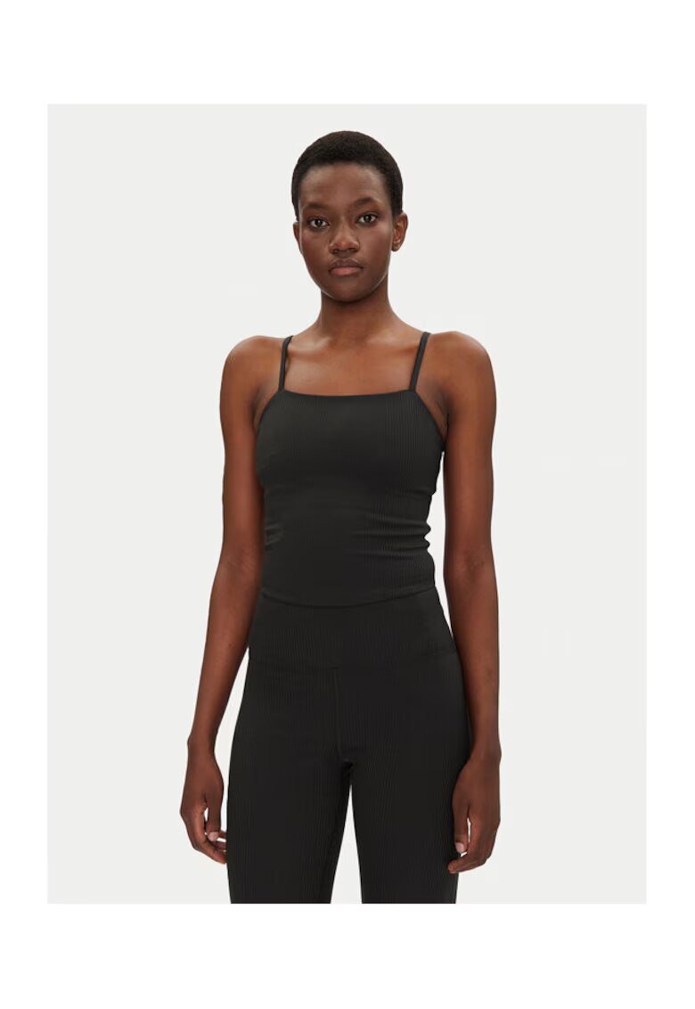 Girlfriend Collective Top dama 1037 - Poliester reciclat - Negru - Negru