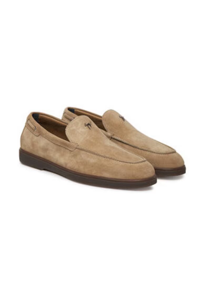 Giuseppe Zanotti Mocasini barbati - piele naturala - bej -