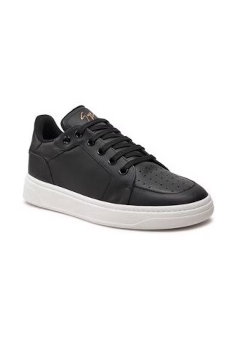 Giuseppe Zanotti Pantofi sport barbati 303642471 - Piele naturala - Negru - Negru