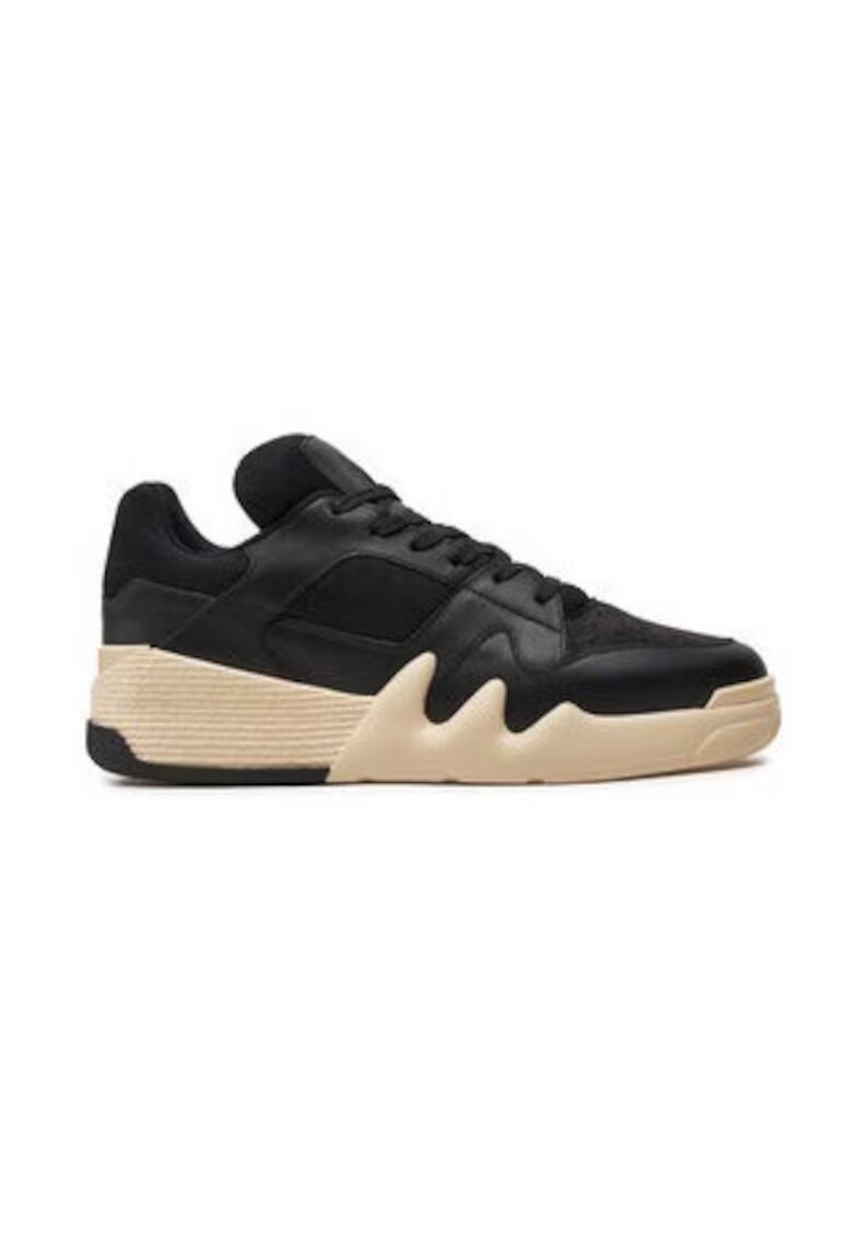 Giuseppe Zanotti Pantofi sport barbati 304359743 - Piele naturala - Negru - Negru
