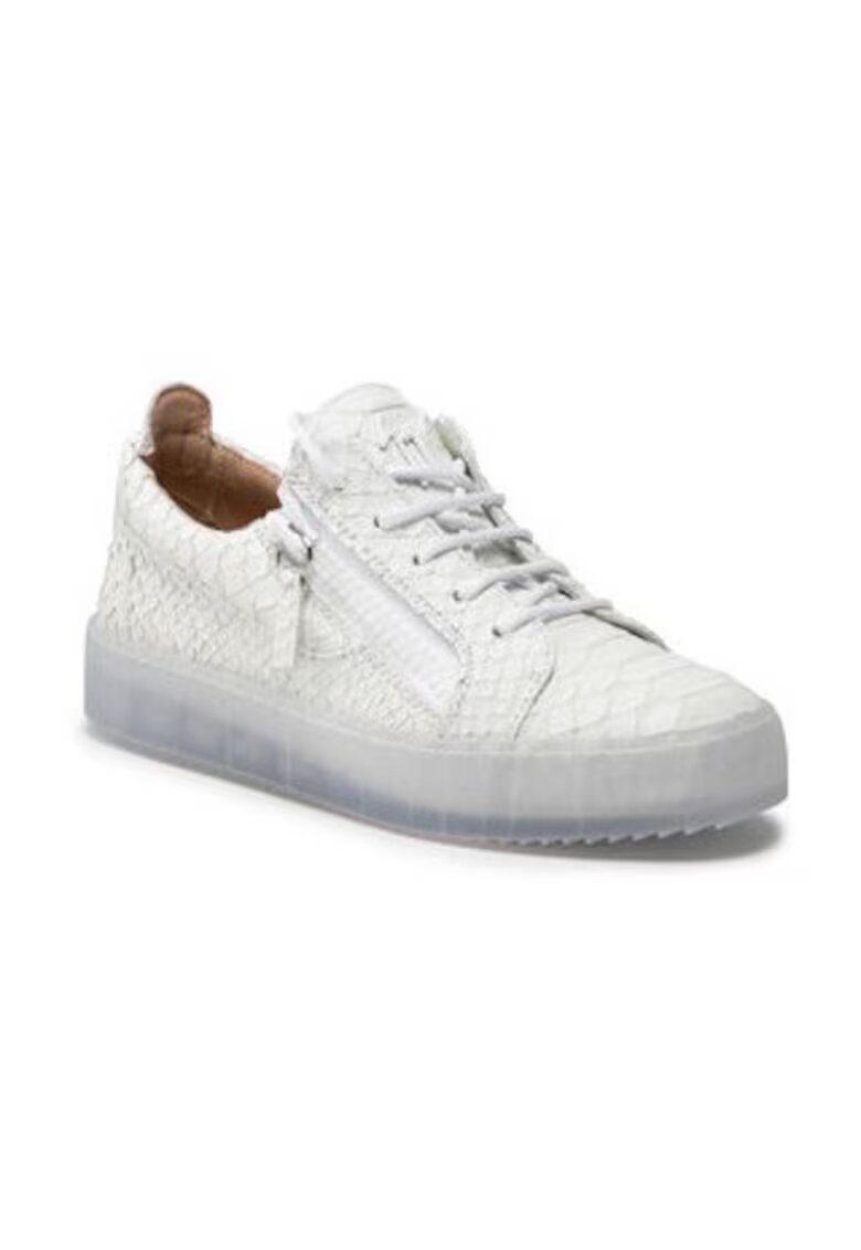 Giuseppe Zanotti Pantofi sport dama 209723311 - Piele naturala - Alb - Alb