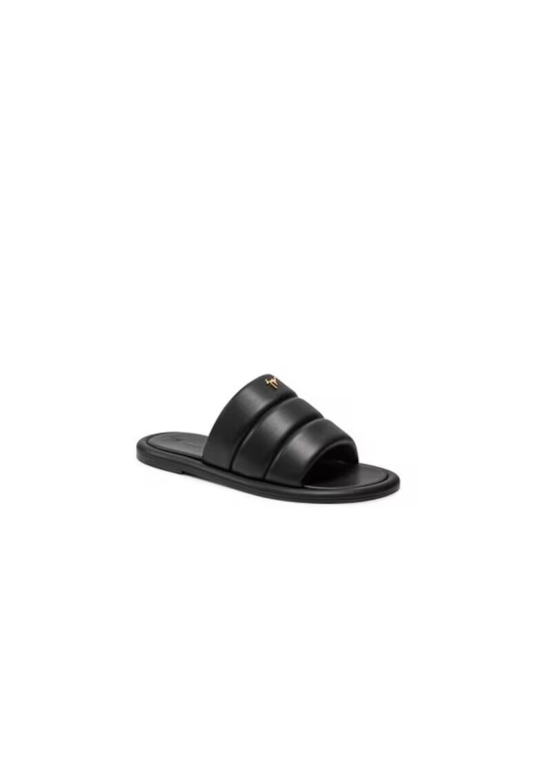 Giuseppe Zanotti Papuci barbati 303642358 - Piele ecologica - 41 EU - Negru