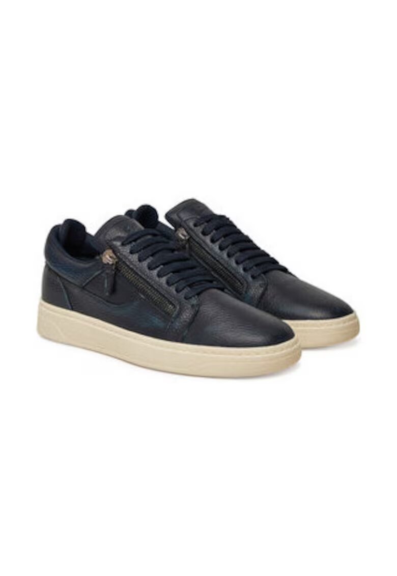 Giuseppe Zanotti Tenisi barbatesti - 305490247 - piele naturala - bleumarin