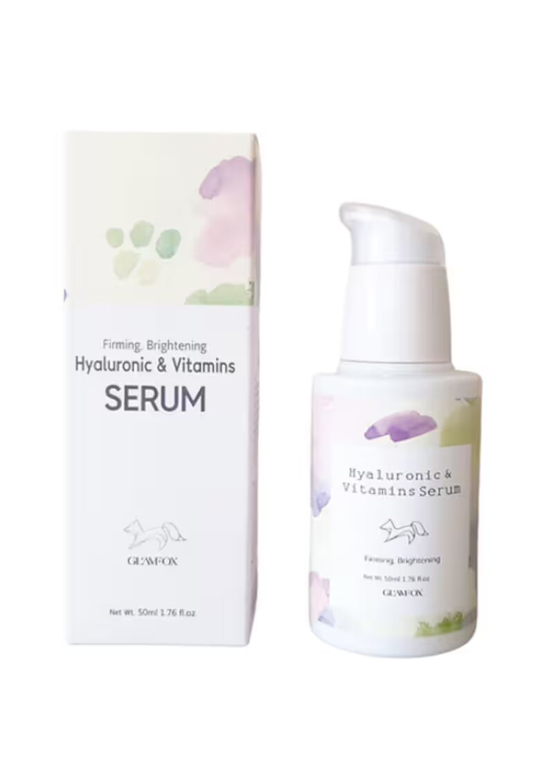 GLAMFOX Serum hidratant cu acid hialuronic si vitamine - 50 ml