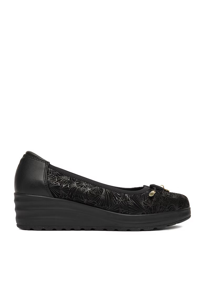 Go Soft Balerini dama - textil - negru
