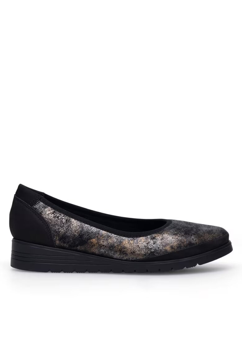 Go Soft Balerini - Piele naturala - Negru - Negru