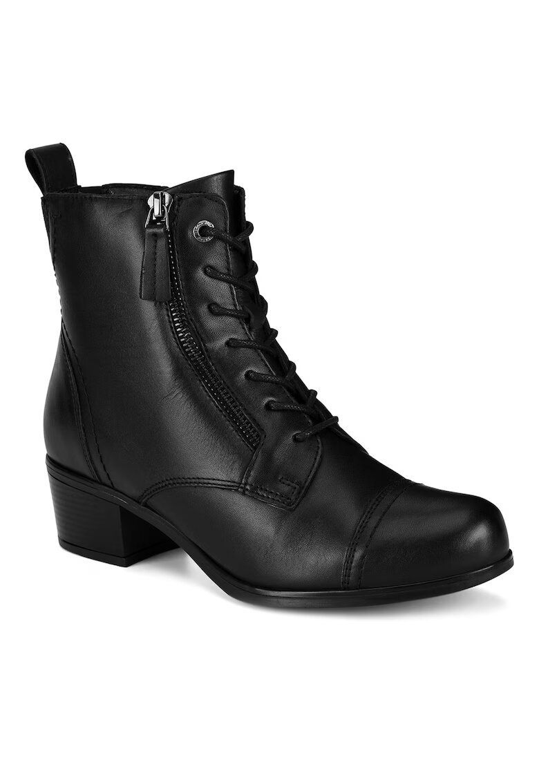 Go Soft Botine dama piele naturala - negru -