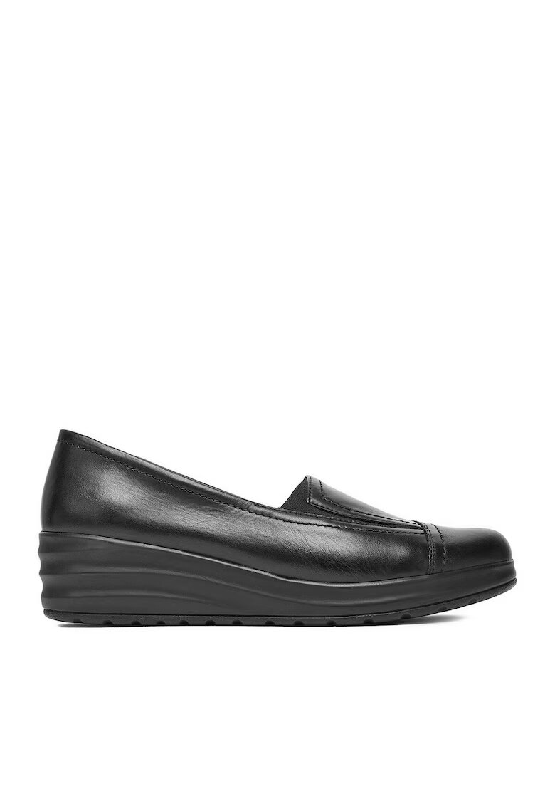 Go Soft Mocasini dama piele naturala - Negru