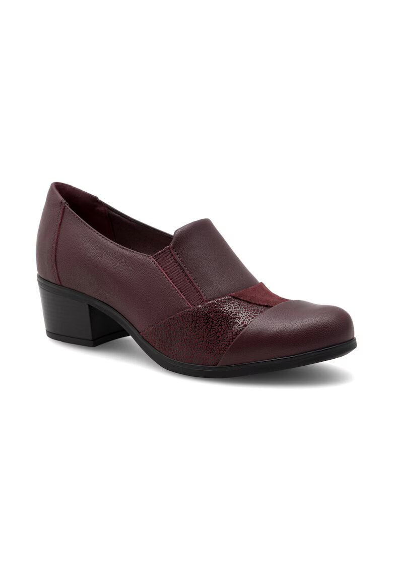 Go Soft Pantofi dama - 392569 - Piele naturala - Rosu inchis