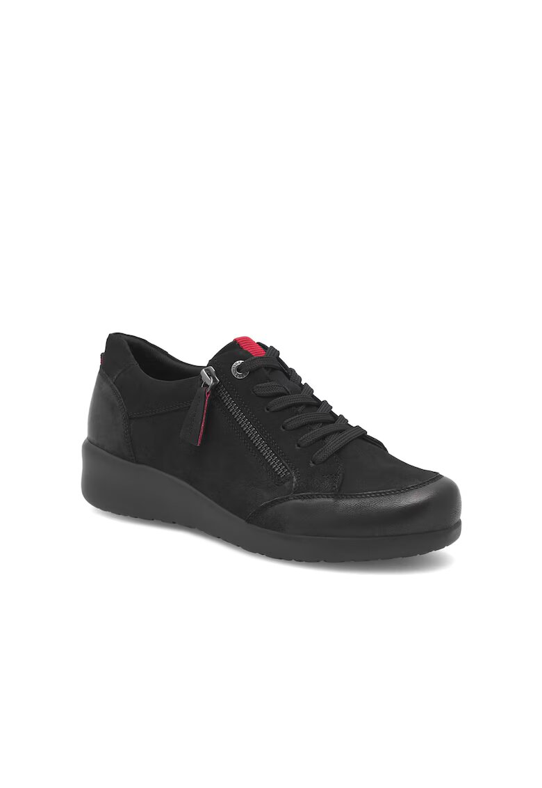 Go Soft Pantofi sport dama - 367635 - Piele nabuc - Negru