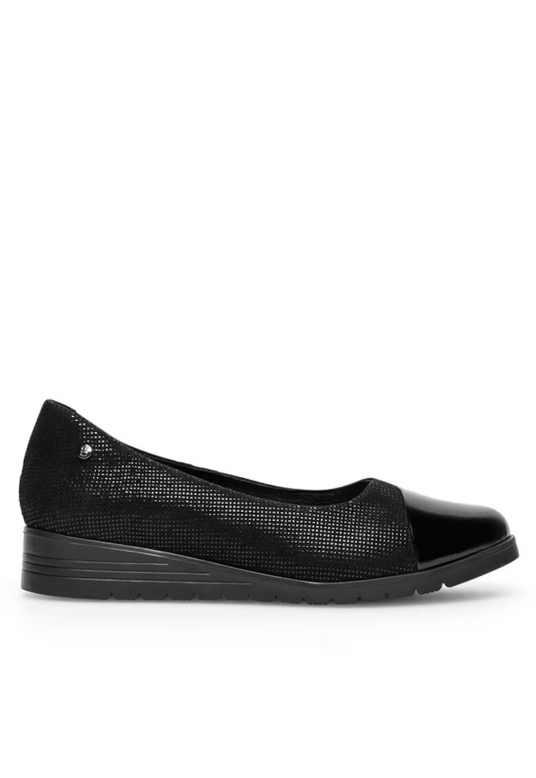 Go Soft Pantofi sport dama - Piele naturala - Negru - Negru