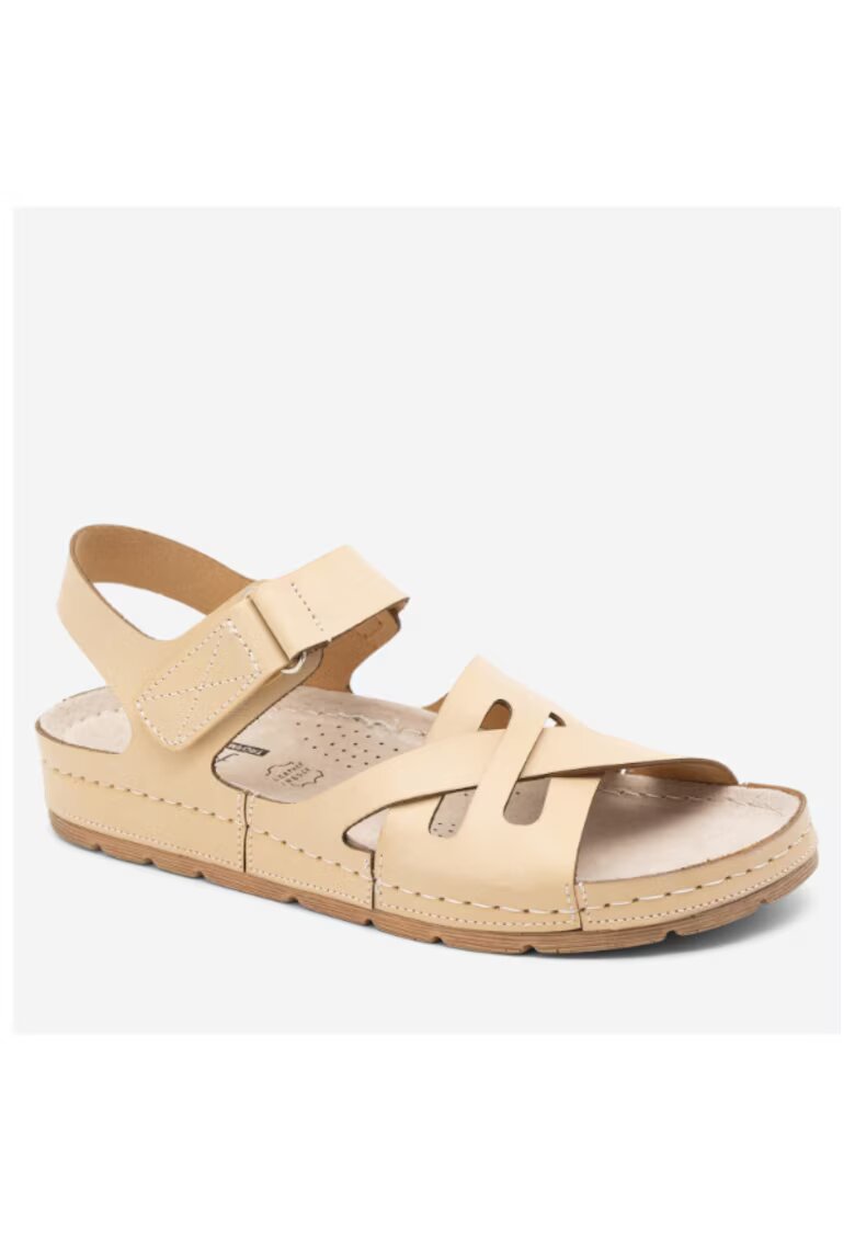 Go Soft Sandale dama - 5904862747057 - Bej - Piele ecologica - Bej